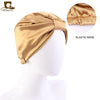 Women’s Satin Sleeping Bonnet – Double Layer Silky Headwrap Cap