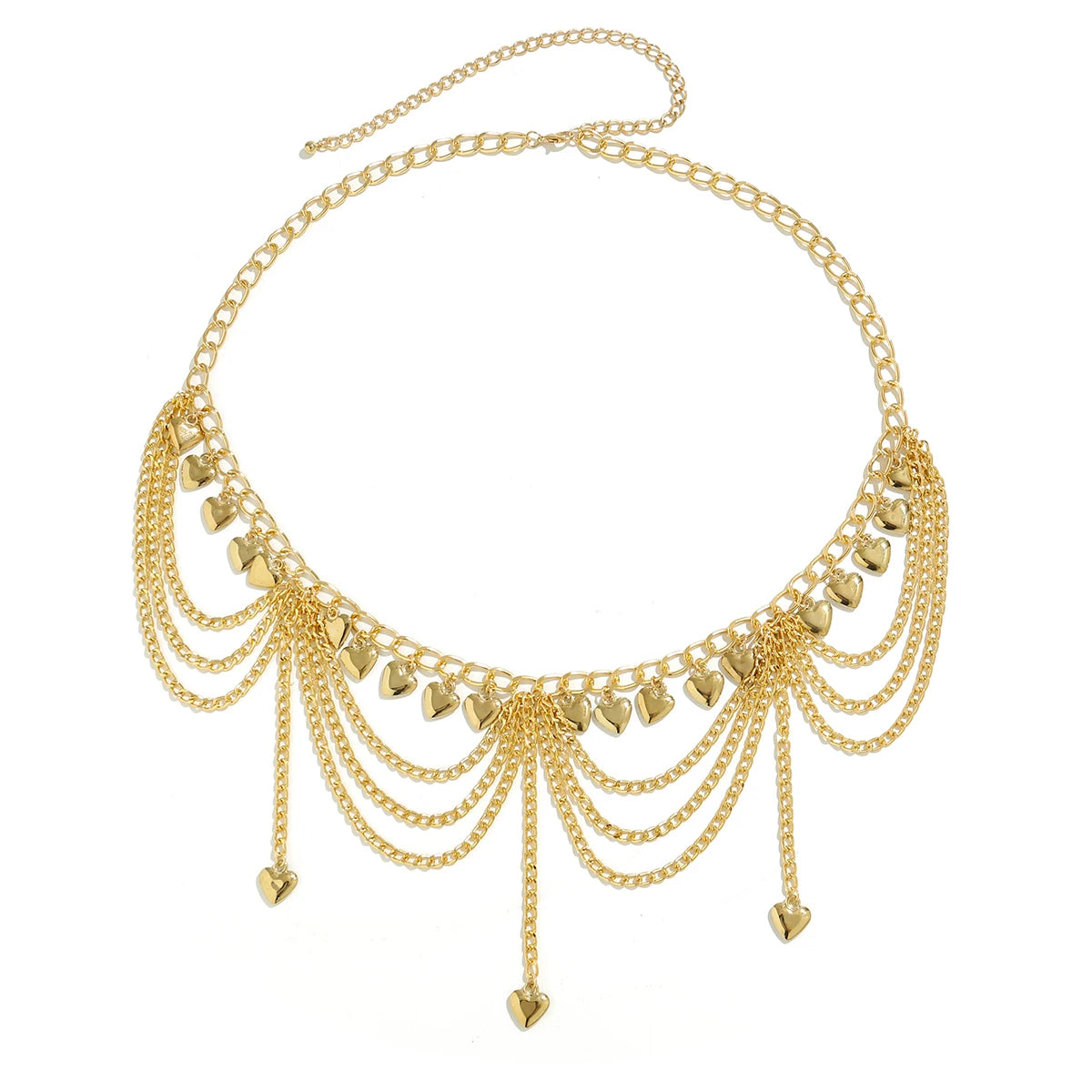 Women's Butterfly Heart Waist Chain - Jewelry Belt