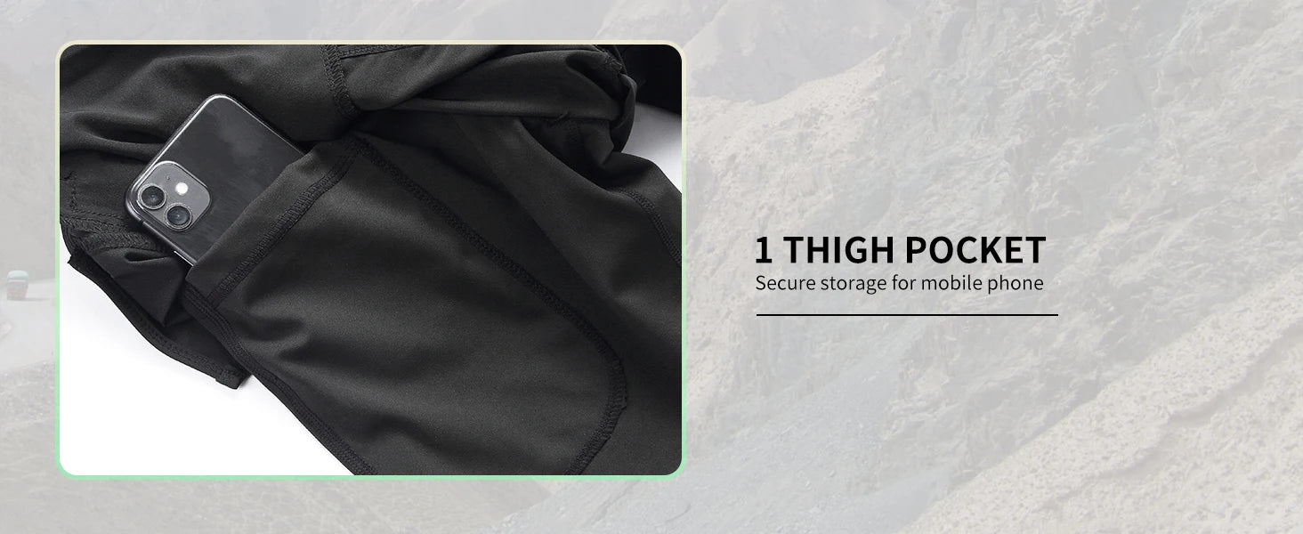 WOSAWE Men’s MTB Cycling Shorts – Motocross & Downhill Bike Shorts with Built-In Liner