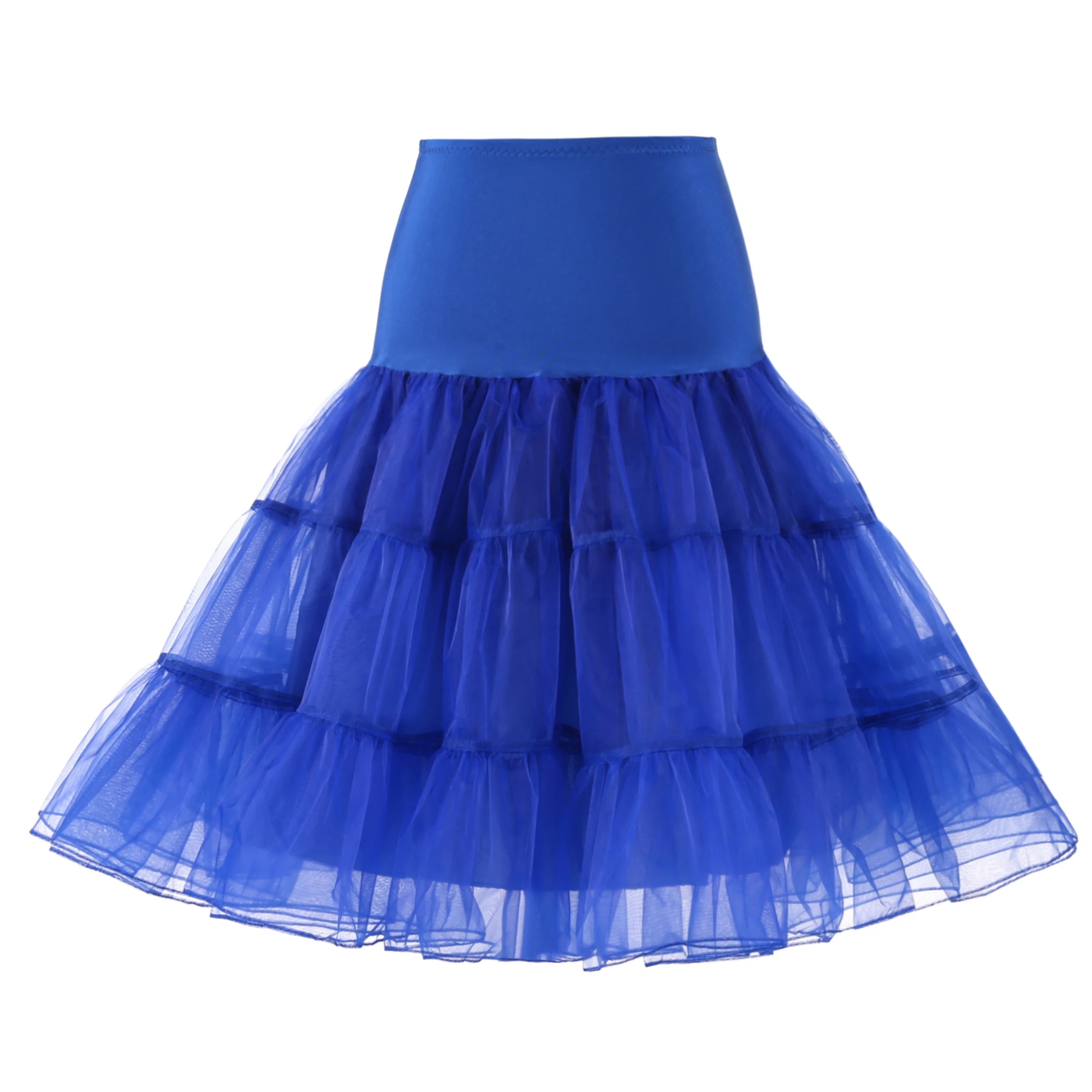 Women's 50s Vintage Tulle Petticoat – Fluffy Half Slip Tutu Underskirt
