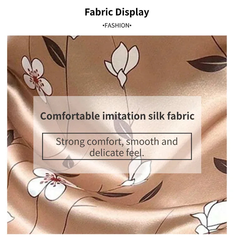 Floral Satin Sleeveless Nightgown for Women