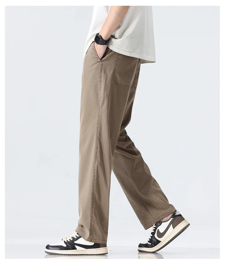 Men's Ultra-thin Lyocell Wide-Leg Pants