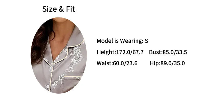 Women Satin Pajama Casual Sleepwear