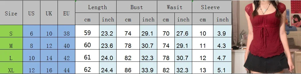 Women’s Square Collar Bow Crop Top