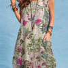 Women’s Bohemian Floral Sundress – Sleeveless Summer Beach Dress
