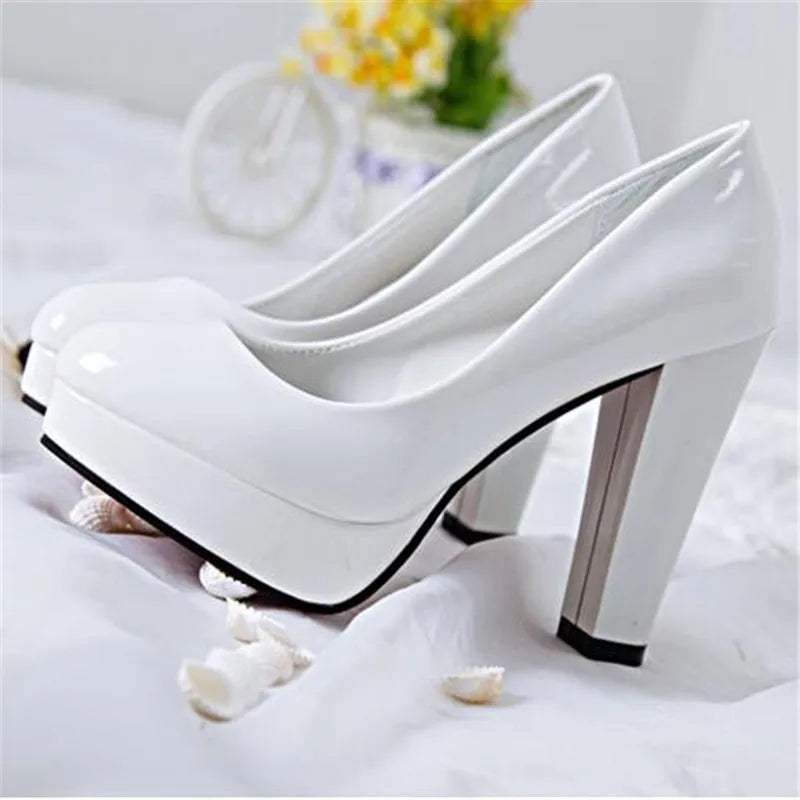 Women’s Pointed Toe High Heels – Elegant Slip-On Pumps for Weddings or Events