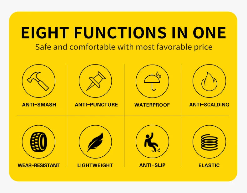 Men’s Steel Toe Safety Shoes – Anti-Smash, Anti-Puncture Work Boots