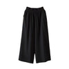Women's Casual Wide Leg Capris