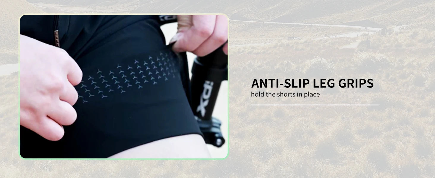 WOSAWE Men’s MTB Cycling Shorts – Motocross & Downhill Bike Shorts with Built-In Liner