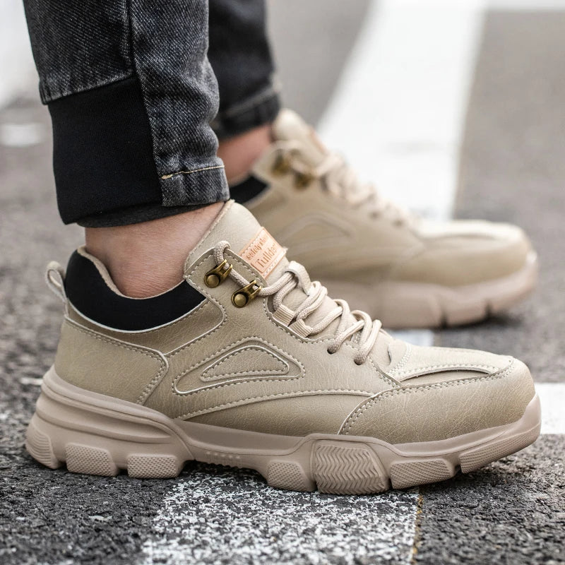 Men’s Steel Toe Safety Shoes – Anti-Smash, Anti-Puncture Work Boots