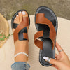Women’s Summer Waterproof Slippers – Flat Non-Slip Beach Sandals