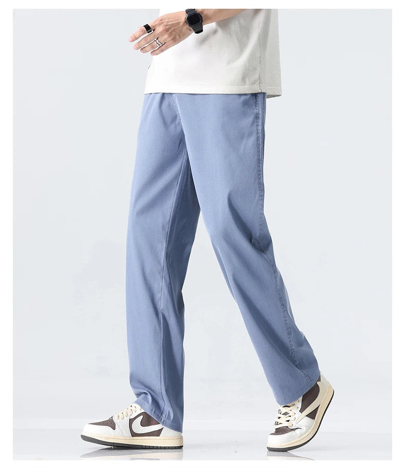 Men's Ultra-thin Lyocell Wide-Leg Pants