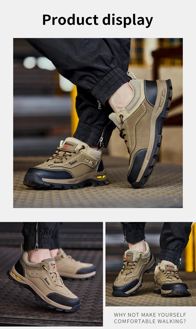 Men’s Safety Work Shoes – Puncture Resistant Protective Boots