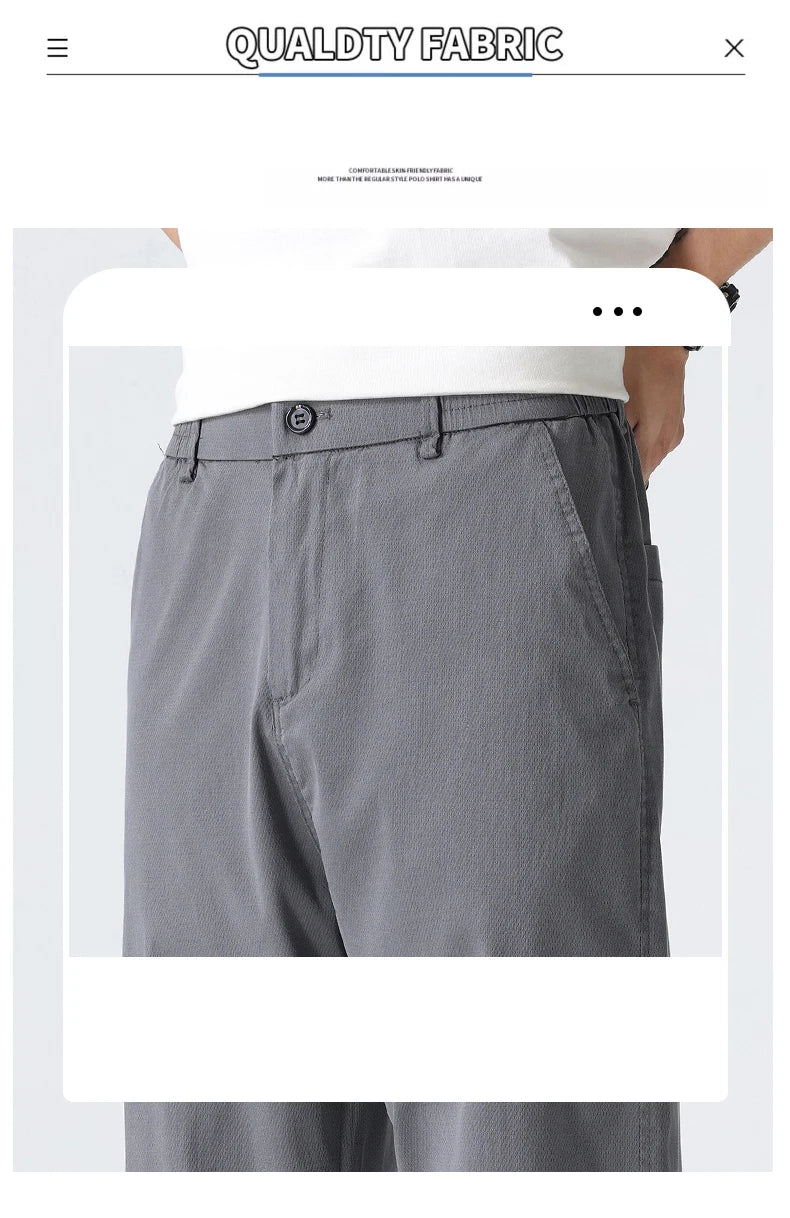 Men's Ultra-thin Lyocell Wide-Leg Pants