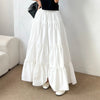 Women's Tiered Maxi Skirt with Elastic Waist