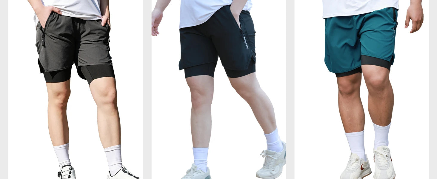 WOSAWE Men’s MTB Cycling Shorts – Motocross & Downhill Bike Shorts with Built-In Liner