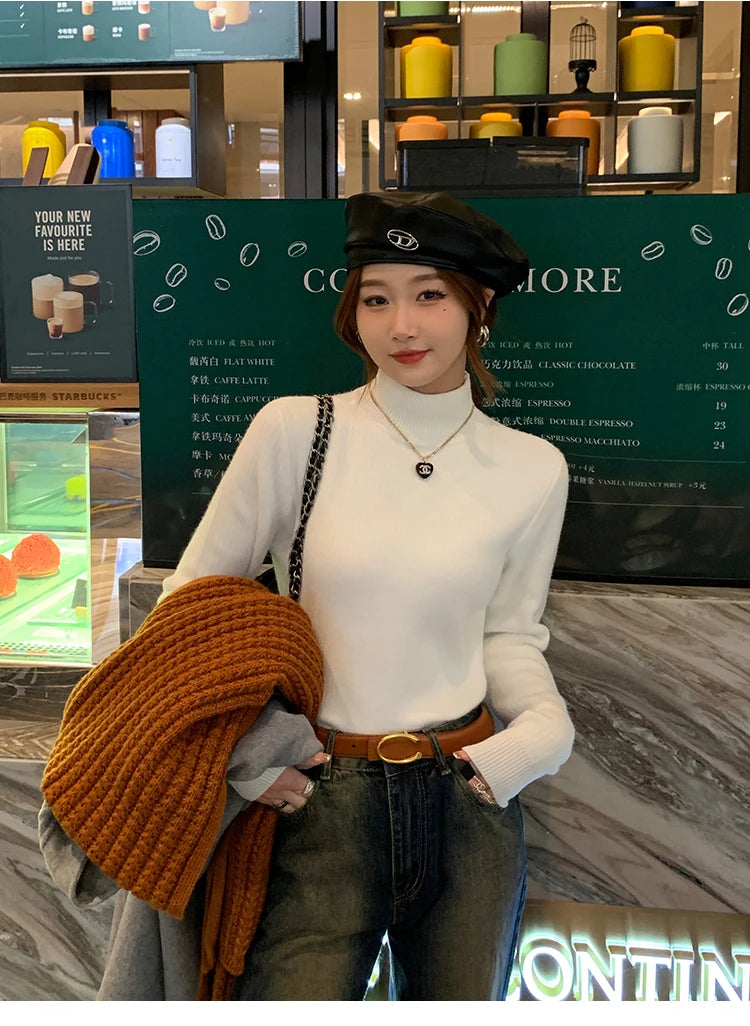 Women’s Thermal Turtleneck Sweater – (Winter 2025)