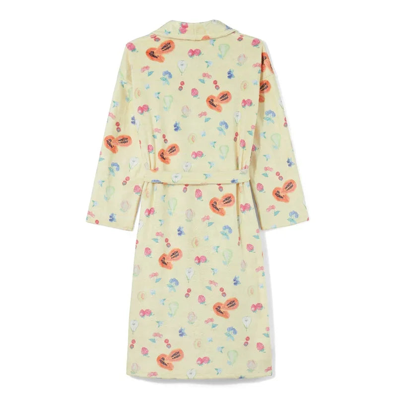 Women's Flannel Floral Robe