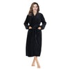 RONGTAI Women’s Soft Warm Bathrobe – Facecloth Fleece Robe