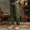 Men’s Cotton Cargo Pants – Loose Fit Mid-Waist Joggers with Belt