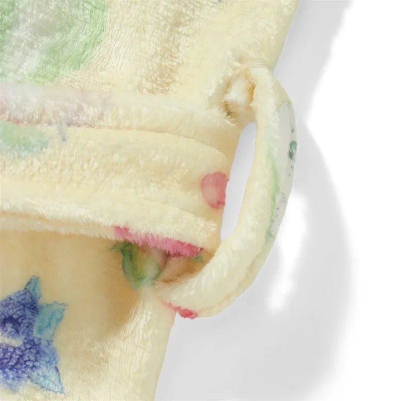 Women's Flannel Floral Robe