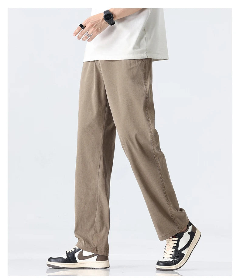 Men's Ultra-thin Lyocell Wide-Leg Pants