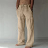 Men's Cotton Linen Baggy Pants – Casual Breathable Trousers