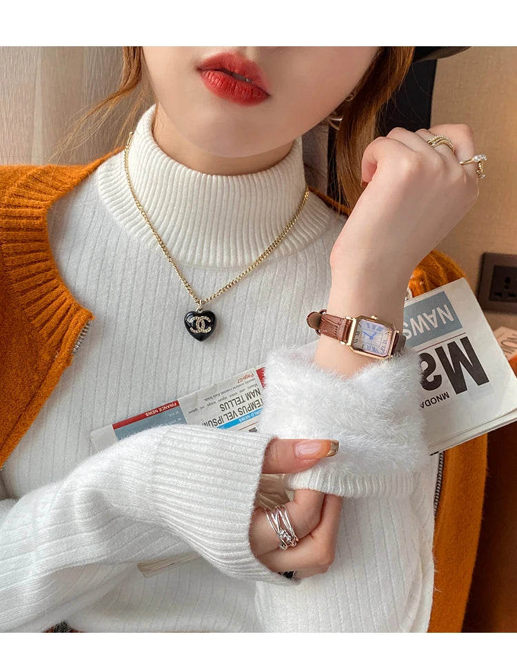 Women’s Thermal Turtleneck Sweater – (Winter 2025)