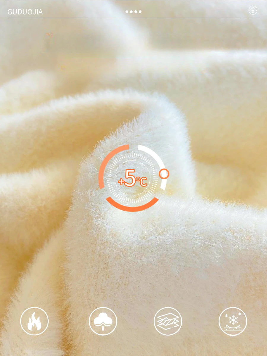 Women’s Thermal Turtleneck Sweater – (Winter 2025)