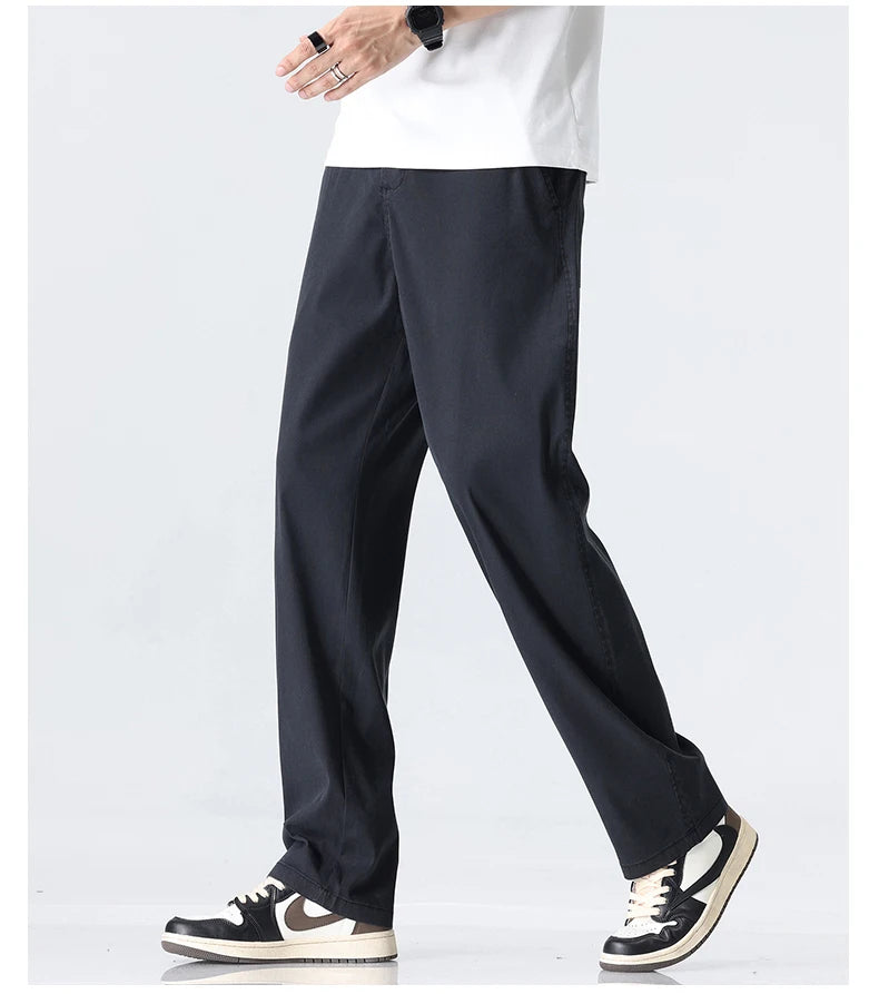 Men's Ultra-thin Lyocell Wide-Leg Pants