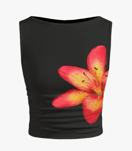 Elegant Purple Halter A-Line Evening Gown – Tiered Ruffle Backless Prom Dress in Chiffon