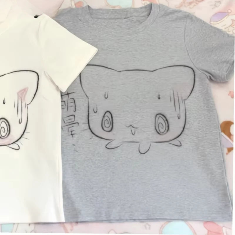 Women's Oversized Anime Graphic T-Shirt
