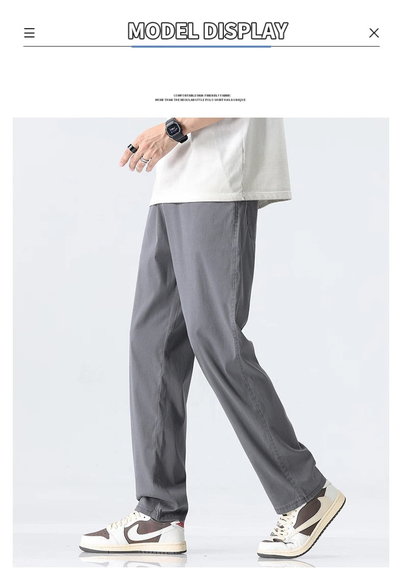 Men's Ultra-thin Lyocell Wide-Leg Pants