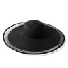 Women’s Wide Brim Sun Hat – Foldable Straw UV Protection Beach Cap