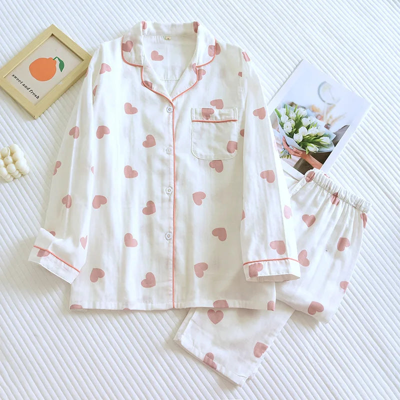 Women’s 100% Cotton Pajama Set