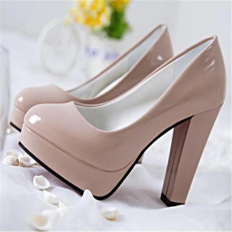 Women’s Pointed Toe High Heels – Elegant Slip-On Pumps for Weddings or Events