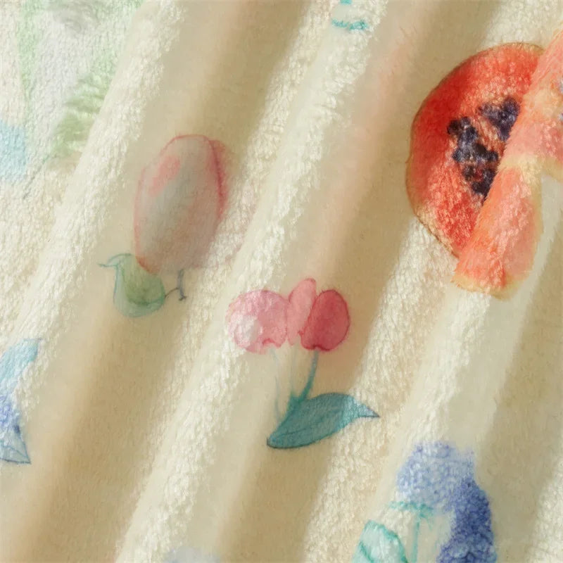 Women's Flannel Floral Robe