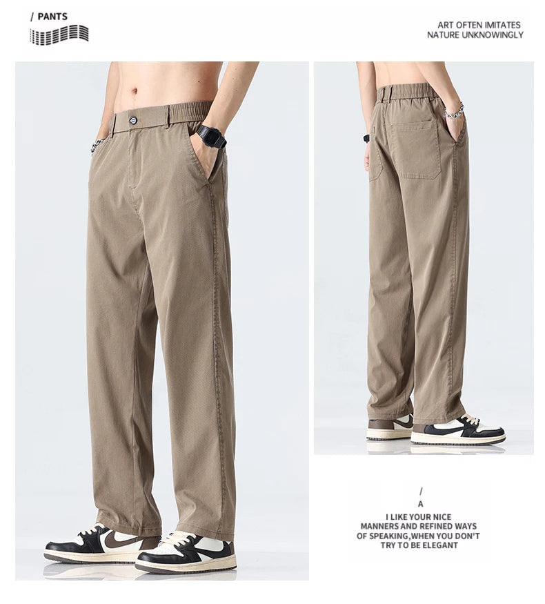 Men's Ultra-thin Lyocell Wide-Leg Pants