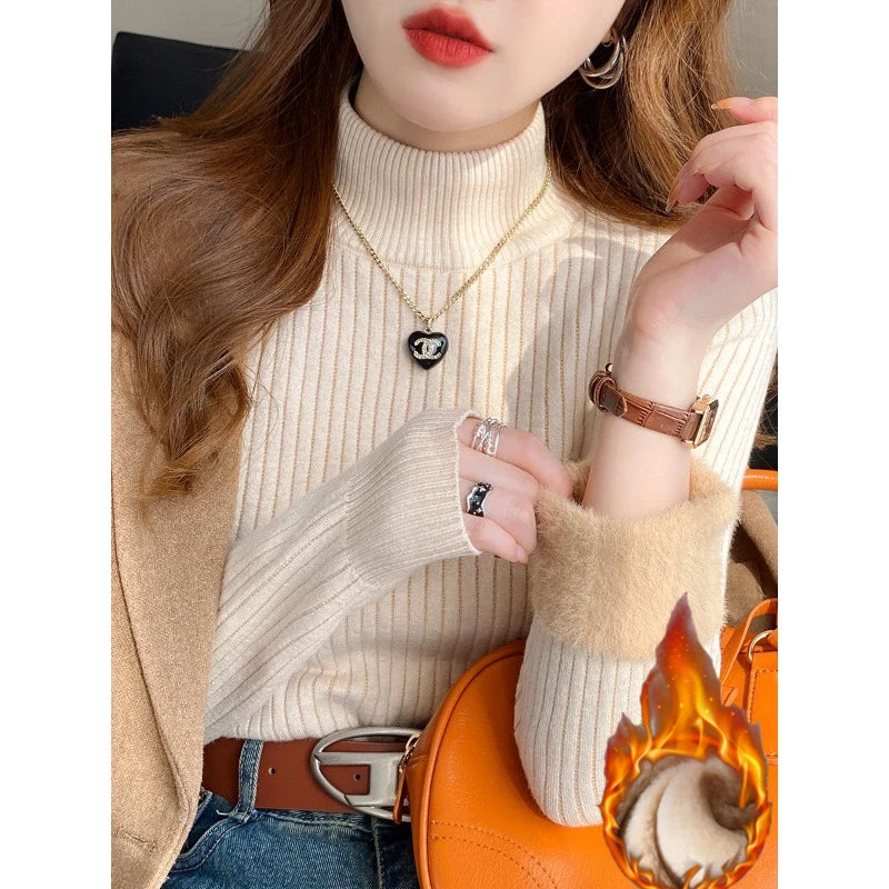 Women’s Thermal Turtleneck Sweater – (Winter 2025)