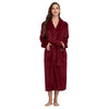 RONGTAI Women’s Soft Warm Bathrobe – Facecloth Fleece Robe
