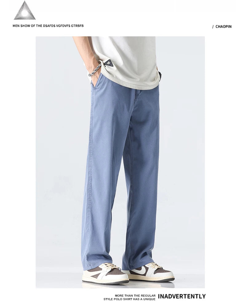 Men's Ultra-thin Lyocell Wide-Leg Pants