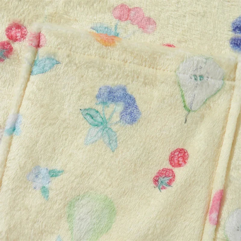 Women's Flannel Floral Robe