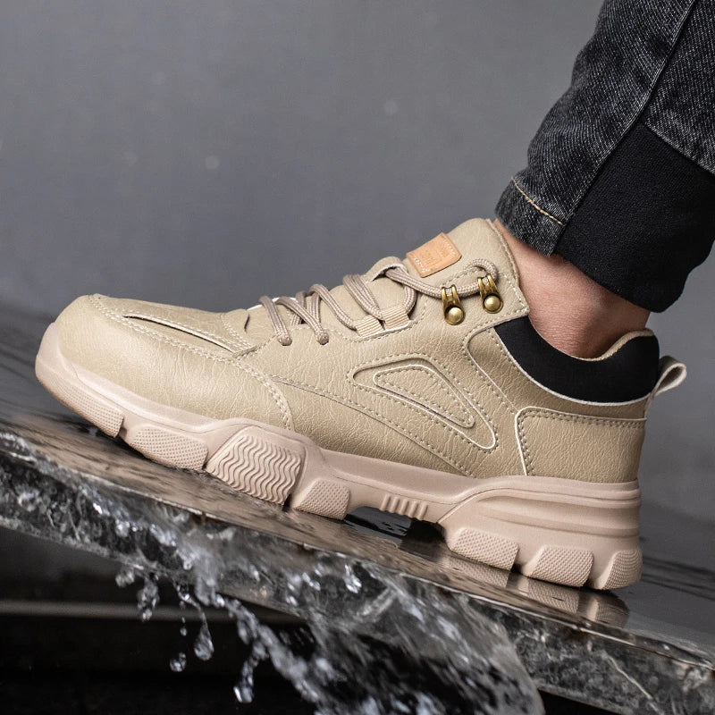 Men’s Steel Toe Safety Shoes – Anti-Smash, Anti-Puncture Work Boots