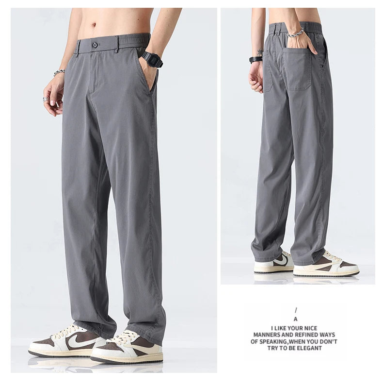 Men's Ultra-thin Lyocell Wide-Leg Pants