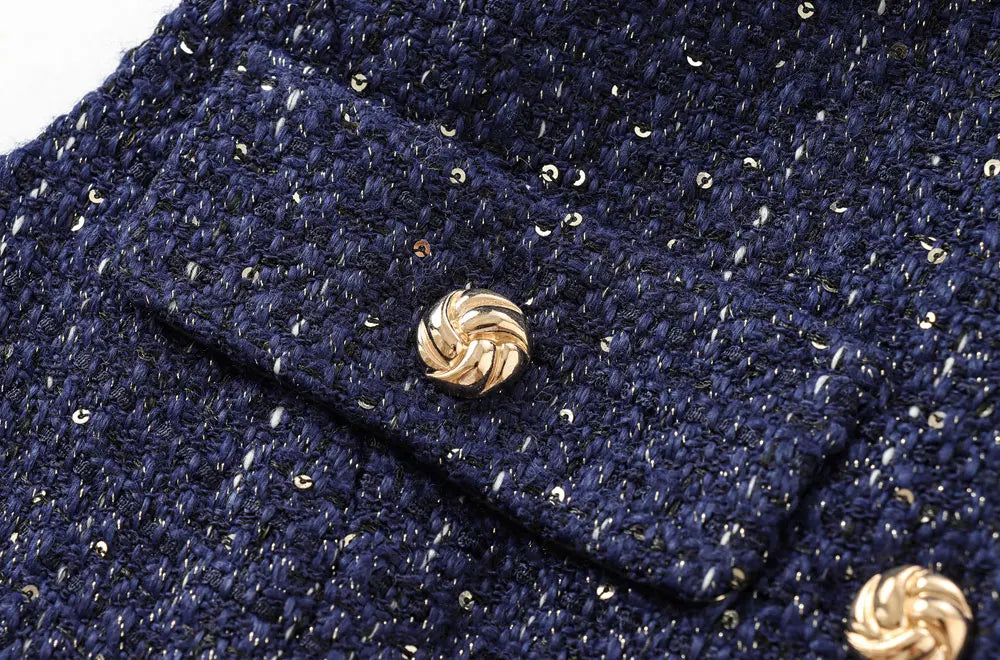 Women's Tweed Waistcoat with Belt