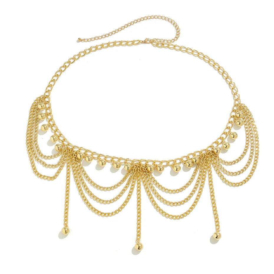 Women's Butterfly Heart Waist Chain - Jewelry Belt