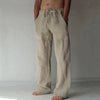 Men's Cotton Linen Baggy Pants – Casual Breathable Trousers