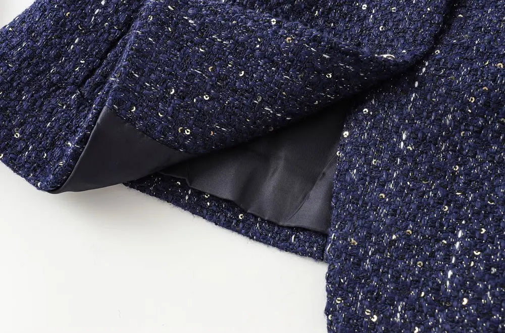 Women's Tweed Waistcoat with Belt