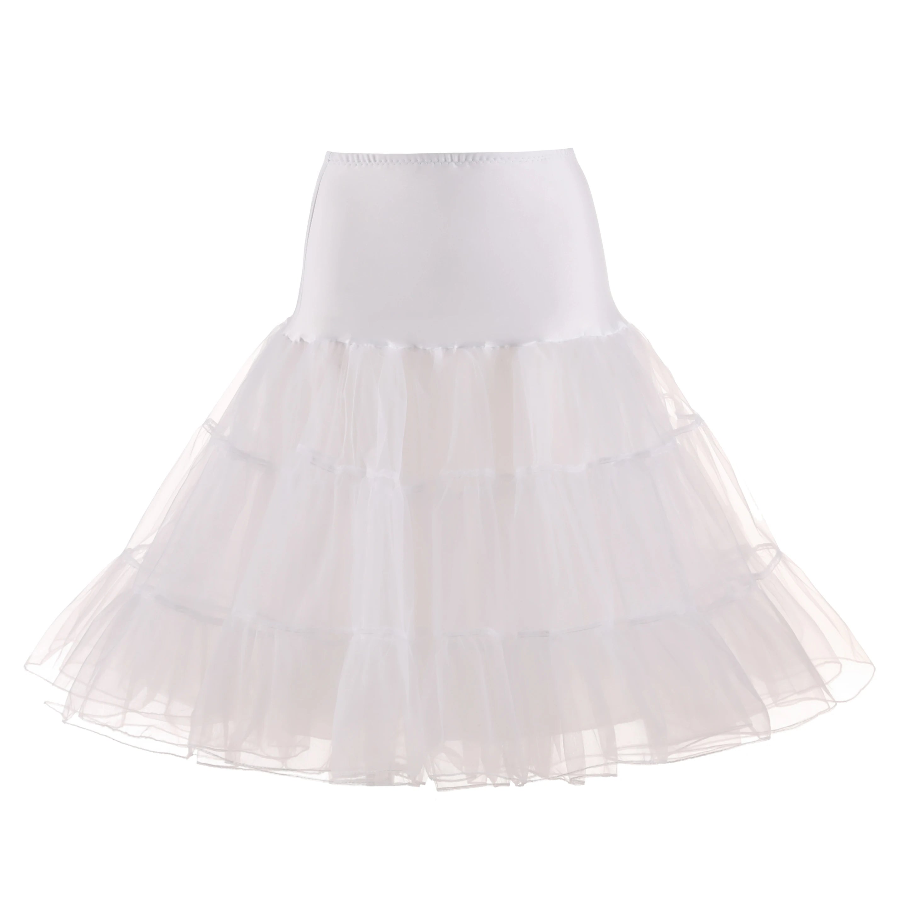 Women's 50s Vintage Tulle Petticoat – Fluffy Half Slip Tutu Underskirt