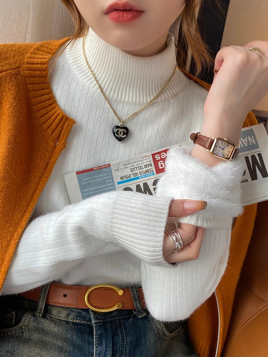 Women’s Thermal Turtleneck Sweater – (Winter 2025)